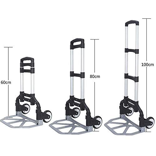 Image of 80 kg Heavy Duty Sack Truck Folding Portable Hand Truck Hand Industrial Trolley