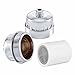 Nepwiz 15 Stage Shower Filter for Hard Water - Shower Water Filter with 2 Replacement Cartridges - Water Softener Shower Head Filter for Hard Water - Shower Filters to Remove Chlorine and Flouride