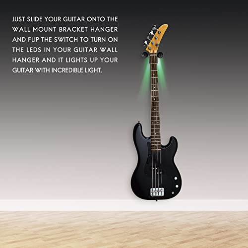 Dropfree Support mural durable pour guitare électrique, banjo, blanc - Les Beatles, Paul McCartney, John Lennon, RIngo Starr, George Harrison Dropfree Support mural durable pour guitare électrique, banjo, blanc – Image 4