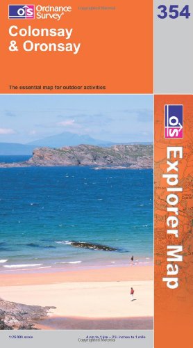 OS Explorer map 354 : Colonsay & Oronsay