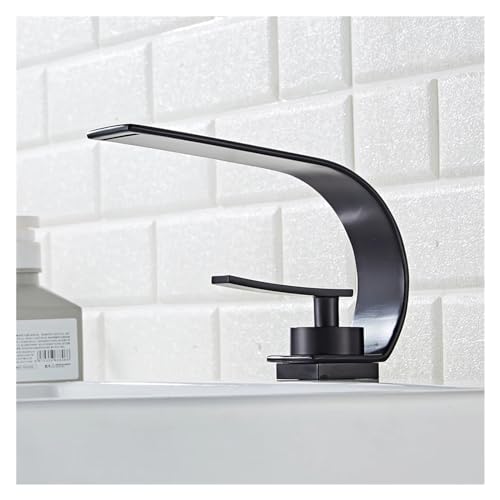 Robinet cascade de salle de bain mitigeur eau chaude et froide pour lavabo