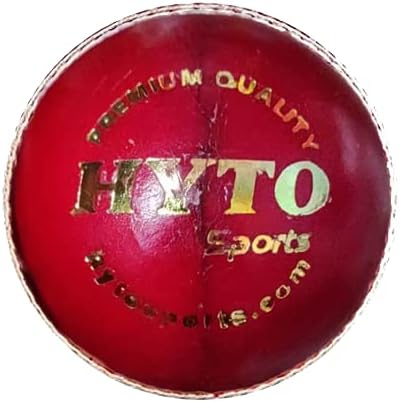 Hyto Sports 4 Peice Leather Ball- Red (1 Ball) 16+