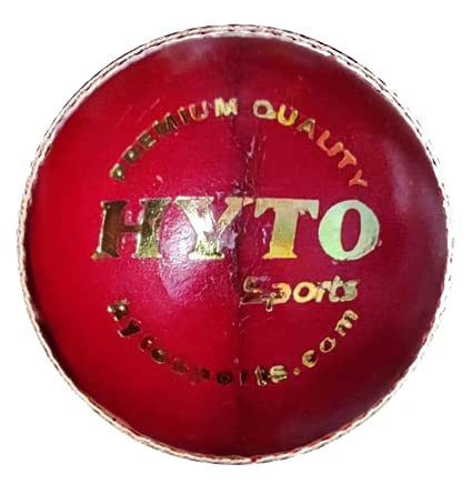 Hyto Sports 4 Peice Leather Ball- Red (1 Ball) 16+
