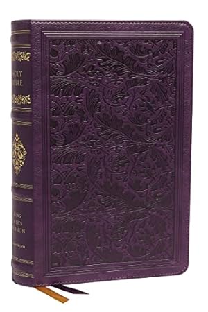 KJV, Personal Size Reference Bible, Sovereign Collection, Leathersoft, Purple, Red Letter, Comfort Print: Holy Bible, King James Version