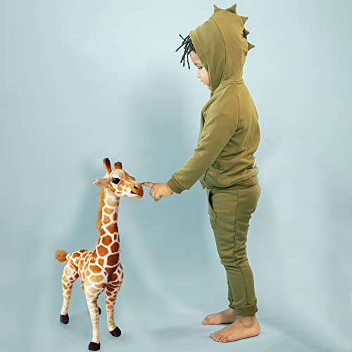 Giraffe Stuffed Animal Lifelike Stuffed Animal Design With Wire-Framed Legs & Soft Posable Neck Giraffe Plush Doll For Boys And Girls’s Birthday (20 Inches) #TOP2