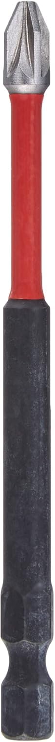 Milwaukee Shockwave Impact Duty Pozi Screwdriver Bit - PZ2 x 90mm (1 Pack)