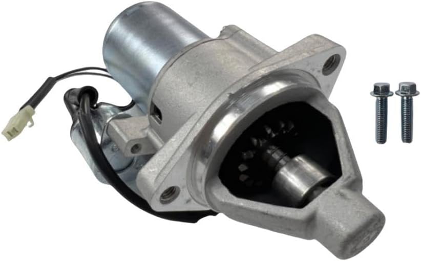 Engine Starter Motor with Solenoid and Bolts -Compatible Replacement for Predator Inverter Generators 9500-Watt Surge / 7600-Watt Running (SKU# 71365, 59188)