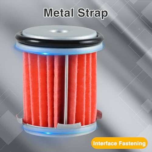 Image of Auto Transmission Filter with O-ring (with Transmission Oil-fluid Cooler O-rings）Compatible with Acura RDX RLX TSX TL /Honda Odyssey Accord CR-V Civic Pilot Replace#: 25450-P4V-013