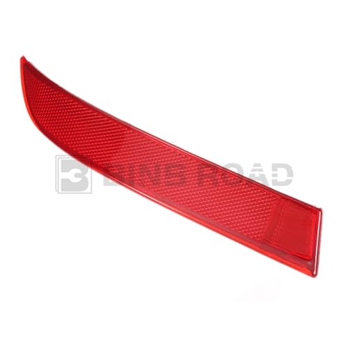 Image of Rear Left Bumper Reflector Light LED Driver Side Red Trim Compatible with BMW X5 E70 2009-2013 (Replaces 63147240997 63217158949)
