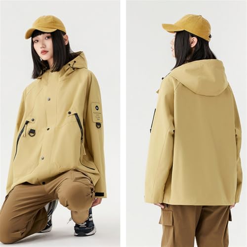 GIBZ Women's 3 in 1 Casual Softshell Jacket with Pockets, Coffee, 3XL - Image 4