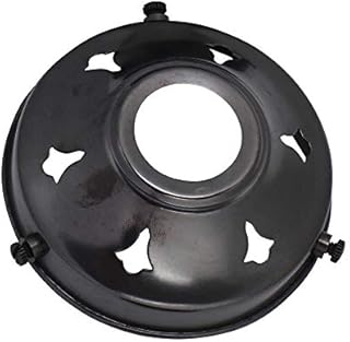 ElekTek Glass Lamp Shade Gallery Fitting for B22 Shade Ring Bulb Holders 3.25 Inch - Bronze