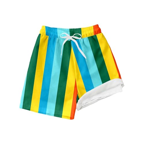 Short de natation garçon à séchage rapide et taille élastique confortable