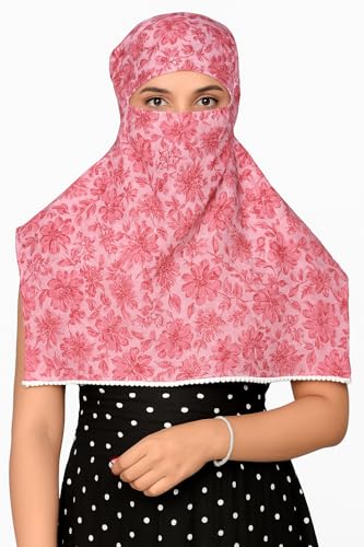 Image of Scarf Face Mask Head Neck Hair Bandana Cover Sun Protection Face Cover Smkoe Dust Safety Scarf Cum Mask For Women Girls Daily Use Face Scarf Mask