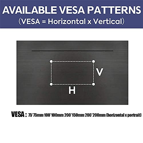 Support plafond TV réglable de 15 à 42 pouces robuste jusqu'à 30kg max