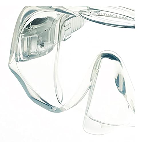 Mascara Atomic Aquatics Frameless para Buceo y Snorkel, Transparente, Talla Mediana miniatura 3