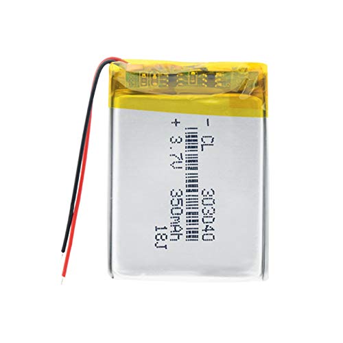 303040 Lithium-Polymer-Akku Wiederaufladbarer Li-Ionen-Akku 3,7 V 350 mAh mit PCM Für GPS MP3 MP4 MP5 PDA LED-Licht 1Piece