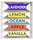 Vent Scent 20 Pack of Scented Sticks for The Whole Home Air Freshener | Passive Scent Diffuser | Easier Placement Than HVAC Furnace Filter | House Fragrance System