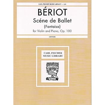 Paperback L64 - Scene de Ballet (Fantasia) for Violin and Piano-Op. 100 Book