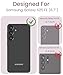 DagoRoo for Samsung Galaxy S25 FE 5G Case+Tempered Glass Screen Protector,Military Grade Protective Slim Soft TPU Hard PC,Girls Women Crystal Clear Flower Pattern Case Cover for Galaxy S25 FE-Purple