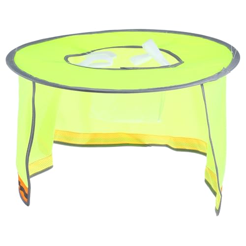 Parasol para construcción al aire libre con visera completa y cubrecuello