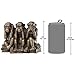Design Toscano The Hear-No, See-No, Speak-No Evil Monkeys Statue, Grande, Faux Bronze Finish