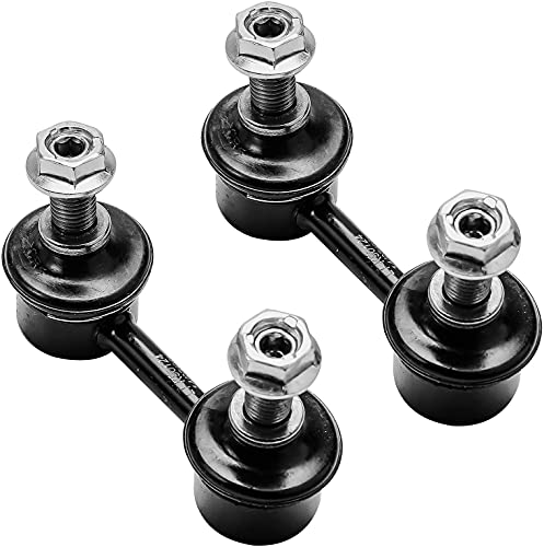 Image of Detroit Axle - 6pc Front End Control Arms Kit for Toyota Camry Avalon Lexus ES300, 2 Lower Control Arms with Ball Joint Assembly, 2 Sway Bar Links, 2 Outer Tie Rods Replacement