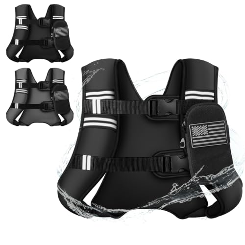 Image of TILYMOL Washable Weighted Vest for Women, Removable Weights | Machine Washable Shell, Women-Specific Fit, Phone Pocket, for Walking Running strength training HIIT, 10lb /12lb