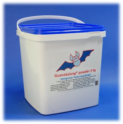 Guanokalong Pulver 5kg Dünger Nahrung Guano Grow