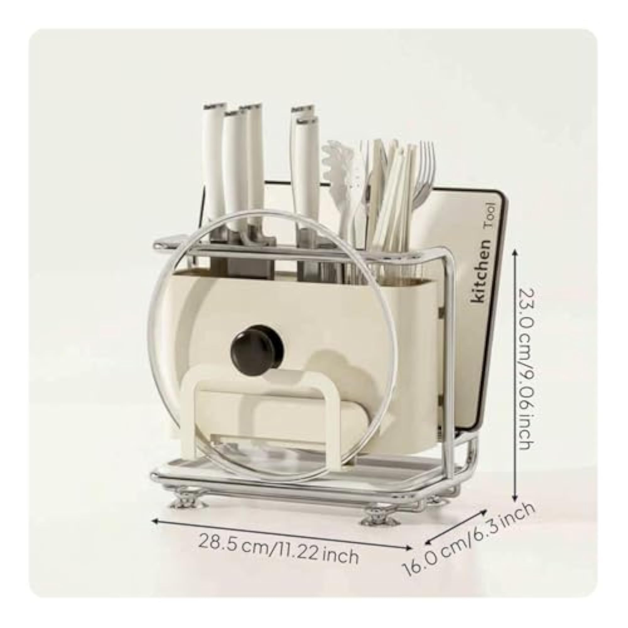 Club Bollywood® Organizer, Kitchen Storage Rack, Cutting Board Holder