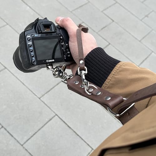 Generic Dual Camera Harness, Brown Leather Camera Strap For 2 Cameras thumb #8