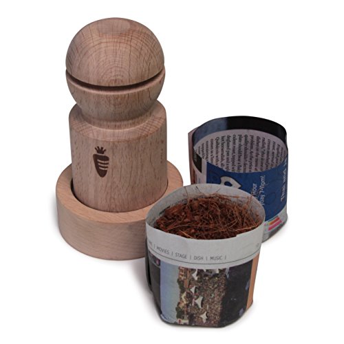 Carrot Design Newspaper Pot Maker For Diy Biodegradable Seedling Starter Pots #TOP1