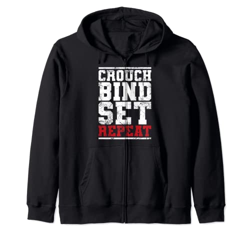 Funny Rugby Quote – Play Rugby – Rugby Fan – Crouch Bind Set Sudadera con Capucha
