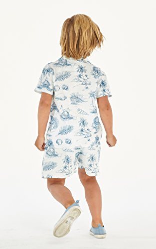 Image of Boys' Aloha Luau Shirt Cabana Set in Signature Prints | 100% Cotton; Button Front Shirt; Signature Tropical Prints; Lightweight Comfort; Vacation Ready