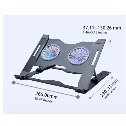 Support ordinateur portable pliable en aluminium pour le télétravail - 2