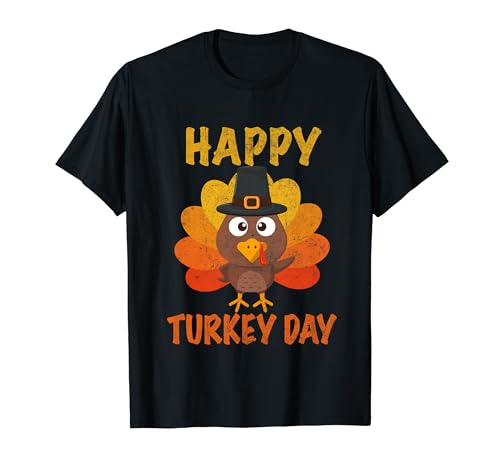 Happy Turkey day 2024 Thanksgiving Day Autumn Fall season T-Shirt