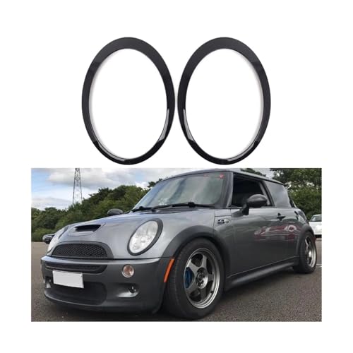 Cejas para faros de Mini Cooper R50 R52 R53 soluciona desgaste frontal 6