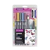 Tombow 56198 Watercolor Set. Includes Dual Brush Pens, Water Brush, Blending Palette, Guide, and More. Perfect for Beginner Watercolor Art!