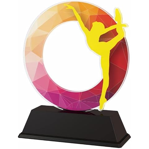 Trophy Monster Modern Gymnastics Award with Free Engraving Cover
