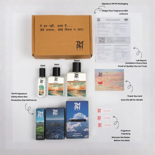 Image of TMPerfumehouse Joma sea & saltEDP for Men & Women | Fresh, Aquatic & Long Lasting Perfume Spray | Aromatic, Woody & Cool Fragrance | Luxury Gift for Him & Her | TMPH | 50ml