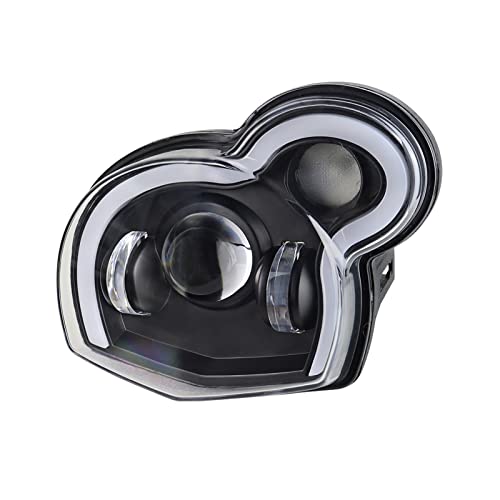 Phare LED Moto pour rouler la nuit en G650GS en toute sécurité avec DRL blanc