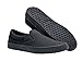 Shoes for Crews Unisex Slip-On Work Shoes - Comfortable, Non-Slip Footwear for Men & Women in Food Service, Healthcare & Hospitality - Merlin Slip-On, Size 11.5 Black