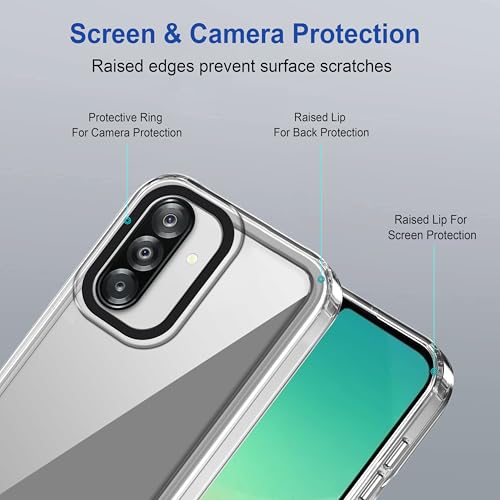 Image of Zapcase Back Case Cover for Samsung Galaxy A26 5G | Compatible for Samsung Galaxy A26 5G Back Cover | Case Cover with Camera Protection | (TPU + PC | Transparent)