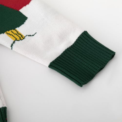 Image of Ugly Christmas Sweater Kids Girls Boys Reindeer Snowflake Knitted Xmas Holiday Pullover Sweater 2-9 Years Old