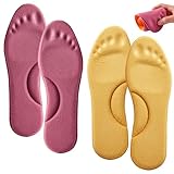 Thermal Insoles, 2 Pairs Self-Heating Warm Insoles for Women, Reusable Breathable Heated Shoe, No-Odour Heated for Women Men Size 37-38