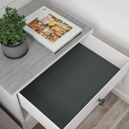 Image of HOME13 Matte Wallpaper Peel & Stick Contact Paper Decorative Self Adhesive Vinyl Wallpaper for Kitchen Cabinet Furniture Countertop Waterproof (24 x 48 inches, Dark Grey Matte Wallpaper)