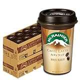 マウントレーニア カフェラテ 240ml 20本 コーヒー カフェオレ 飲み物 クール便 森永乳業 【Amazon.co.jp限定】