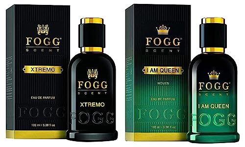 Image of FOGG Men & Women I Am Queen Spray Fresh Scent, 100Ml And Xtremo Spray Fresh Scent, 100Ml