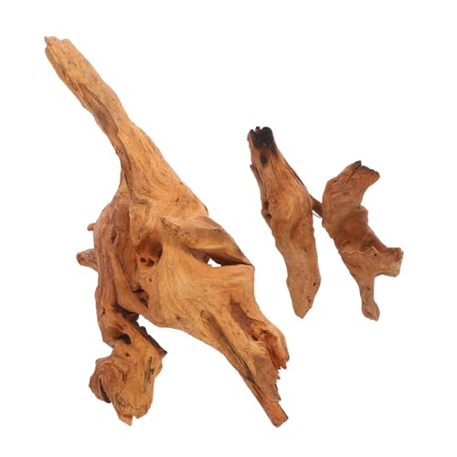 JOINPAYA 2 Piezas Madera Flotante Natural para Acuario y Raíces de Árbol Resistentes al Agua Decoración Realista para Tanque de Peces de Madera y Duraderas para Paisajismo Acuático