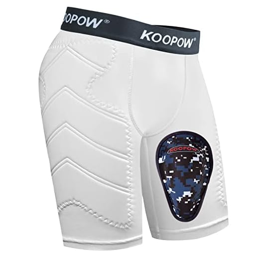 KOOPOW Boys Sliding Shorts Youth Baseball Cup Slider Shorts with Soft Protective Athletic Cup Baseball, Football, Lacrosse