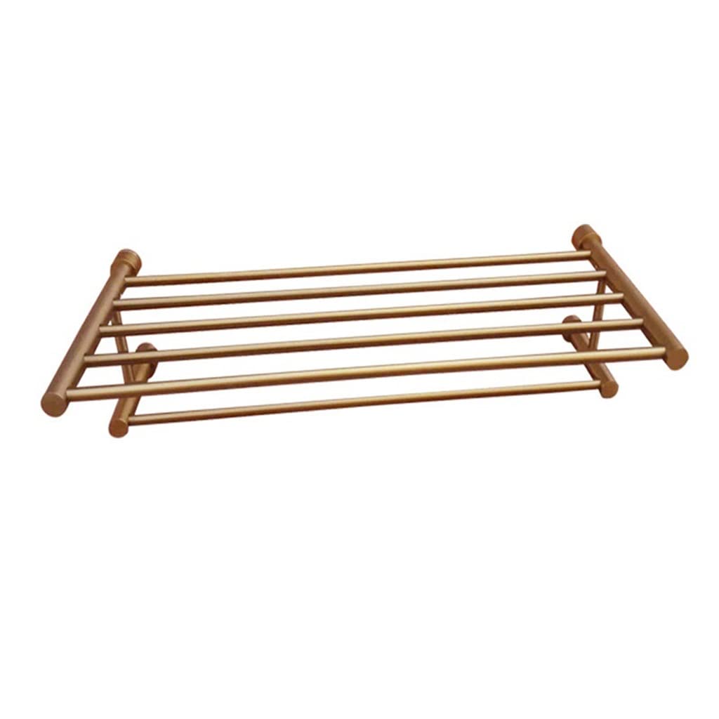 GLETSF Towel Rack, Bathroom Towel Rack Wall Mounted Towel Rack, Space Aluminum Towel Rack, Bathroom Toilet Bathroom Rack, Towel Towel Rack, Bathroom Rack Required